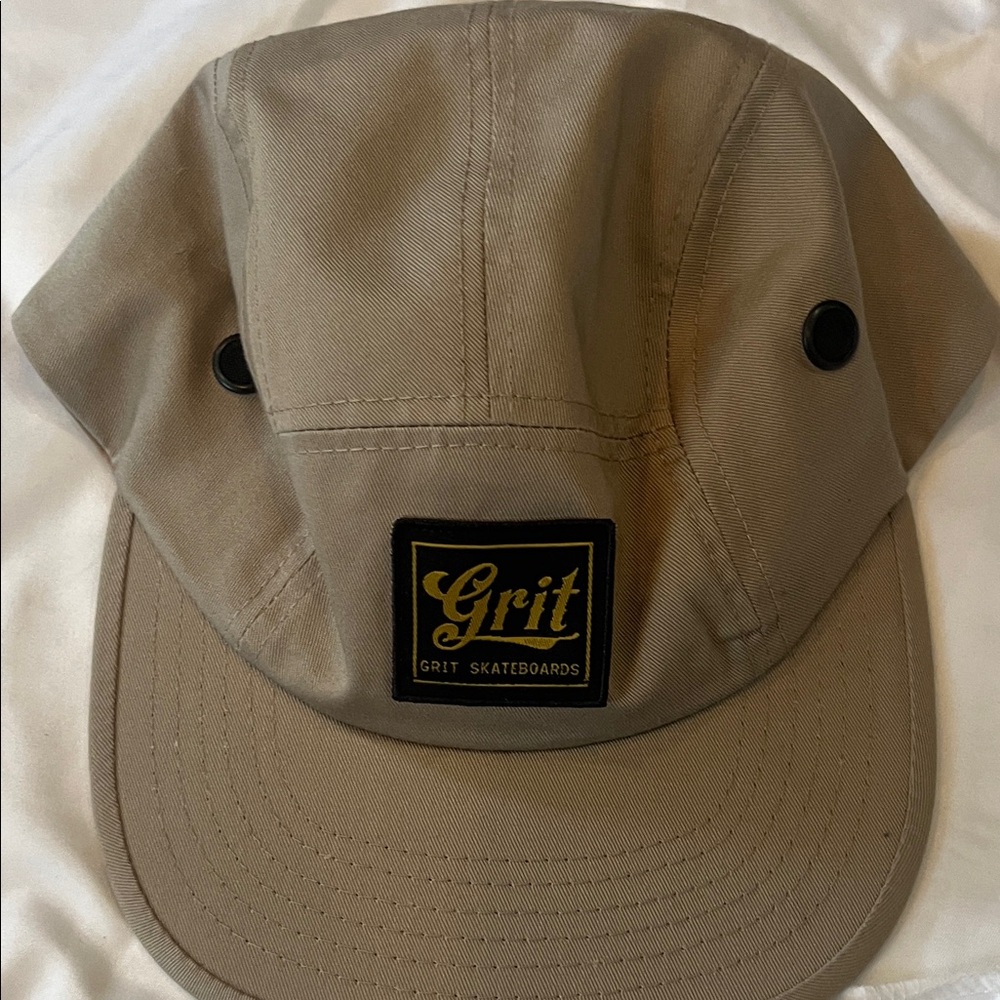 Khaki Five-Panel Cap